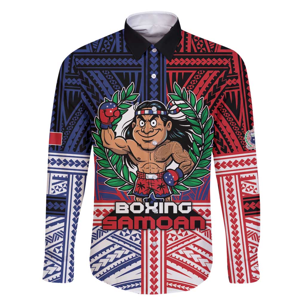 Personalised Samoa Boxing Family Matching Puletasi and Hawaiian Shirt Samoan Boxer Funny Style - Polynesian Pride