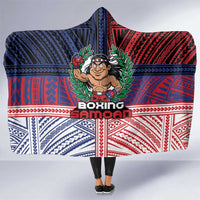 Samoa Boxing Hooded Blanket Samoan Boxer Funny Style - Polynesian Pride