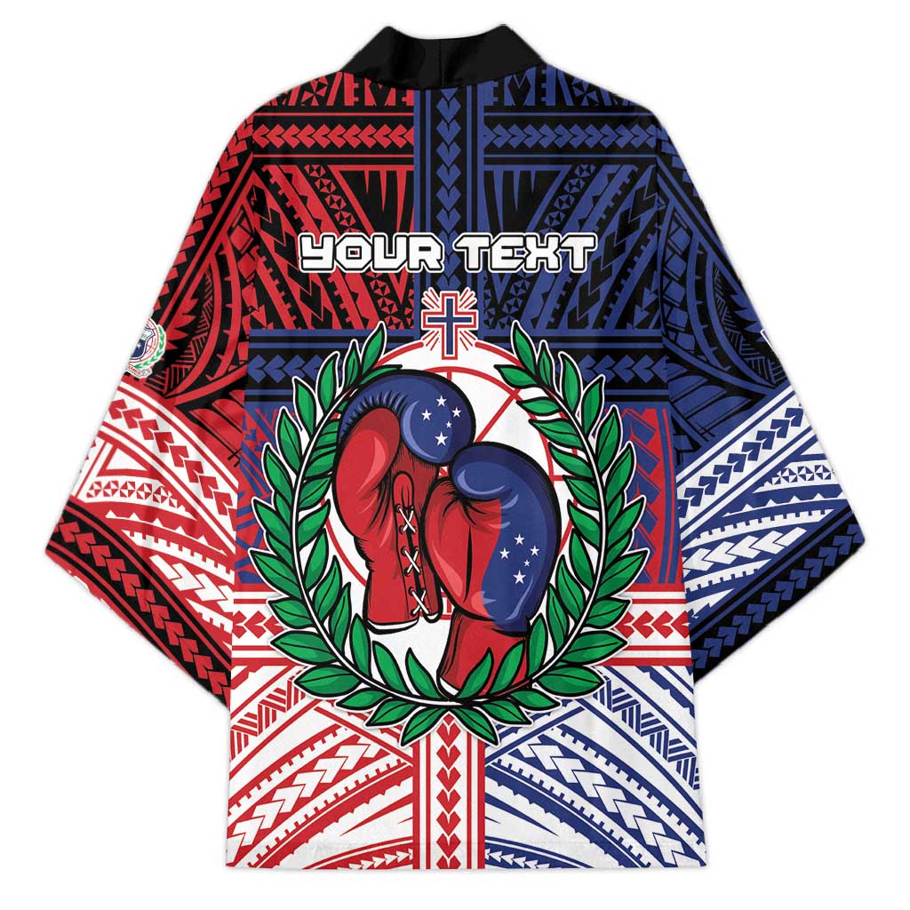 Personalised Samoa Boxing Kimono Samoan Boxer Funny Style - Polynesian Pride