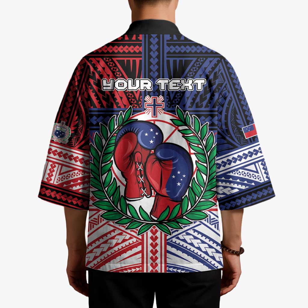 Personalised Samoa Boxing Kimono Samoan Boxer Funny Style - Polynesian Pride