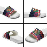 Samoa Boxing Slide Sandals Samoan Boxer Funny Style DT05 - Polynesian Pride