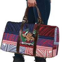 Samoa Boxing Travel Bag Samoan Boxer Funny Style DT05 - Polynesian Pride
