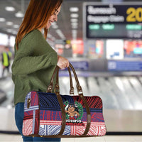 Samoa Boxing Travel Bag Samoan Boxer Funny Style DT05 - Polynesian Pride