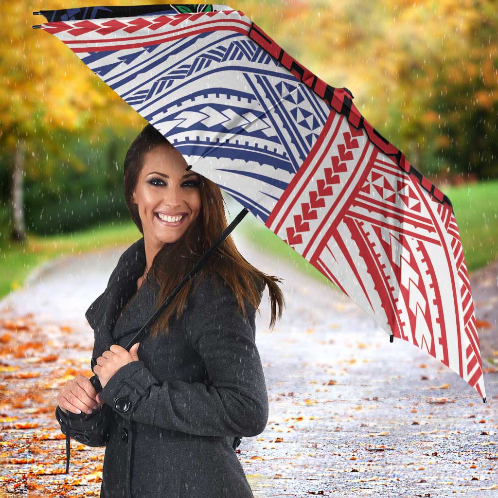 Samoa Boxing Umbrella Samoan Boxer Funny Style - Polynesian Pride