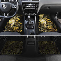 Niue Car Mats Niuean Crab Waves Style