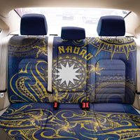 Nauru Back Car Seat Cover Hibiscus Polynesian Tribal Pattern
