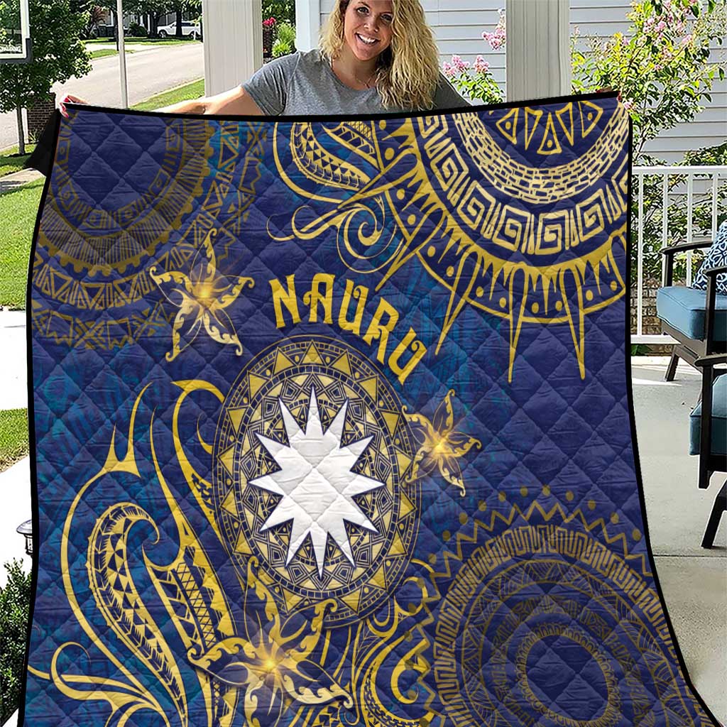 Nauru Quilt Hibiscus Polynesian Tribal Pattern