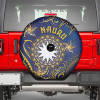 Nauru Spare Tire Cover Hibiscus Polynesian Tribal Pattern
