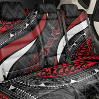 Aotearoa New Zealand Native Birds Map Back Car Seat Cover Silver Fern Tribal Pattern DT05 - Polynesian Pride