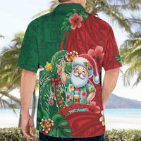 Hawaii Christmas Hawaiian Shirt Mele Kalikimaka Funny Hawaiian Santa - Polynesian Pride