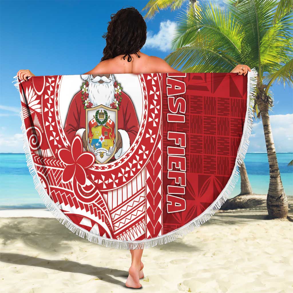 Tonga Christmas Beach Blanket Kilisimasi Fiefia - Polynesian Pride
