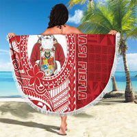 Tonga Christmas Beach Blanket Kilisimasi Fiefia - Polynesian Pride
