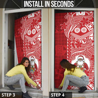 Tonga Christmas Door Cover Kilisimasi Fiefia - Polynesian Pride