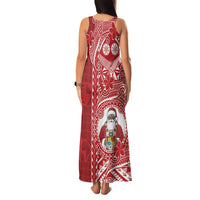 Tonga Christmas Family Matching Tank Maxi Dress and Hawaiian Shirt Kilisimasi Fiefia - Polynesian Pride