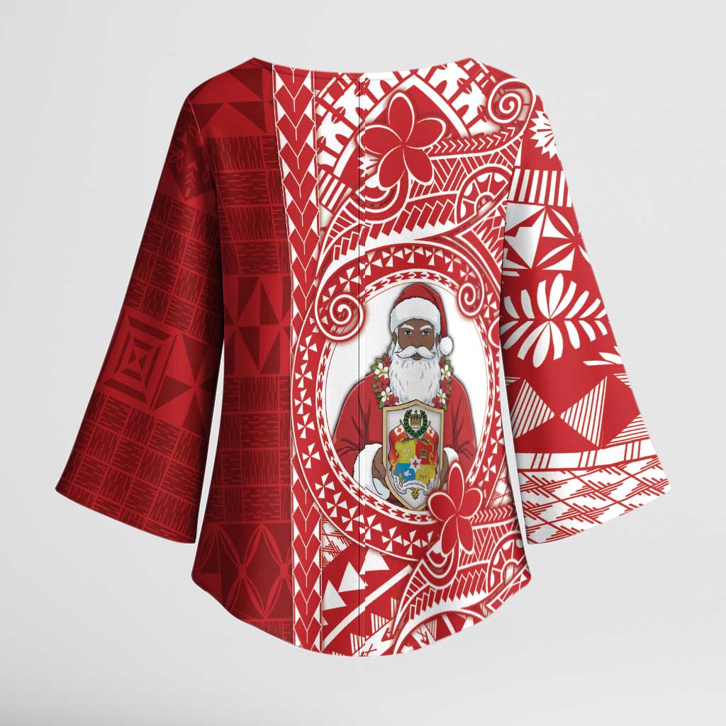 Tonga Christmas Kimono Sleeve Blouse Kilisimasi Fiefia - Polynesian Pride
