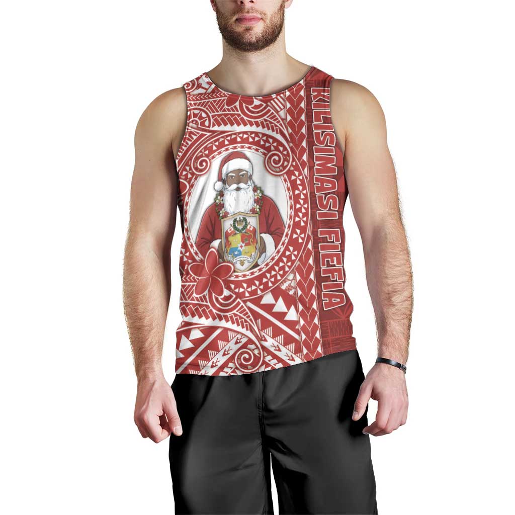 Tonga Christmas Men Tank Top Kilisimasi Fiefia - Polynesian Pride