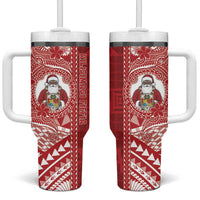 Tonga Christmas Tumbler With Handle Kilisimasi Fiefia - Polynesian Pride