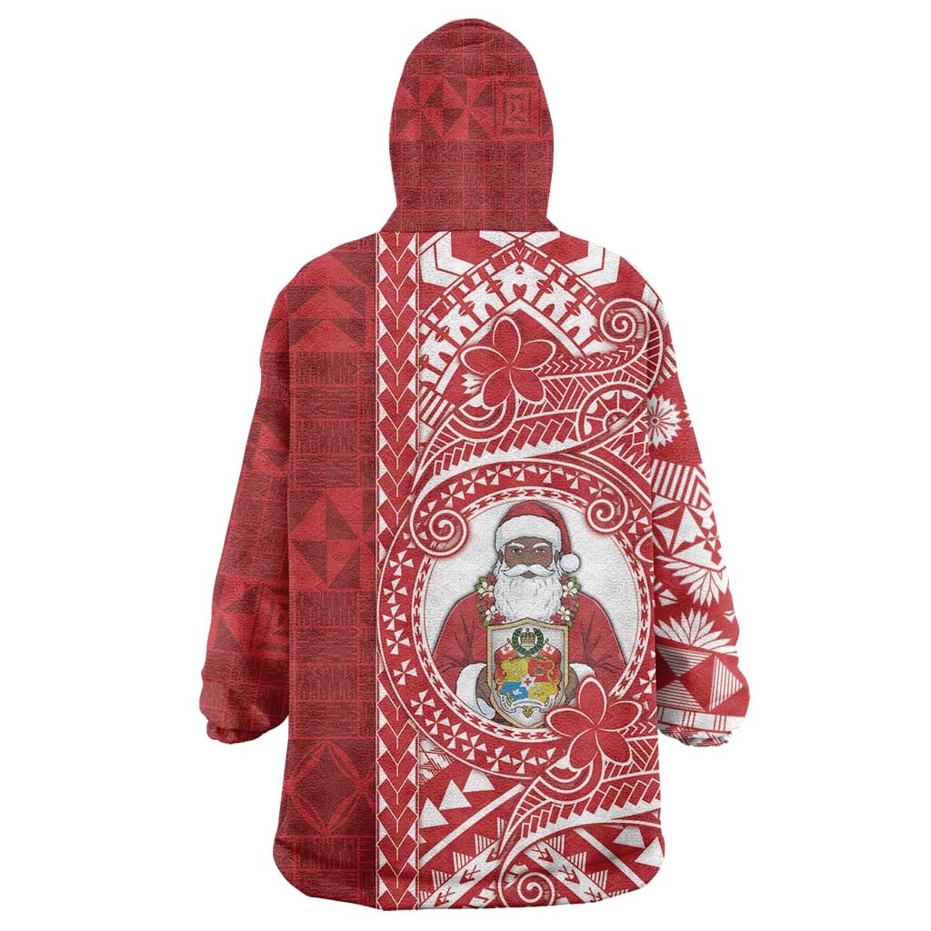 Tonga Christmas Wearable Blanket Hoodie Kilisimasi Fiefia - Polynesian Pride
