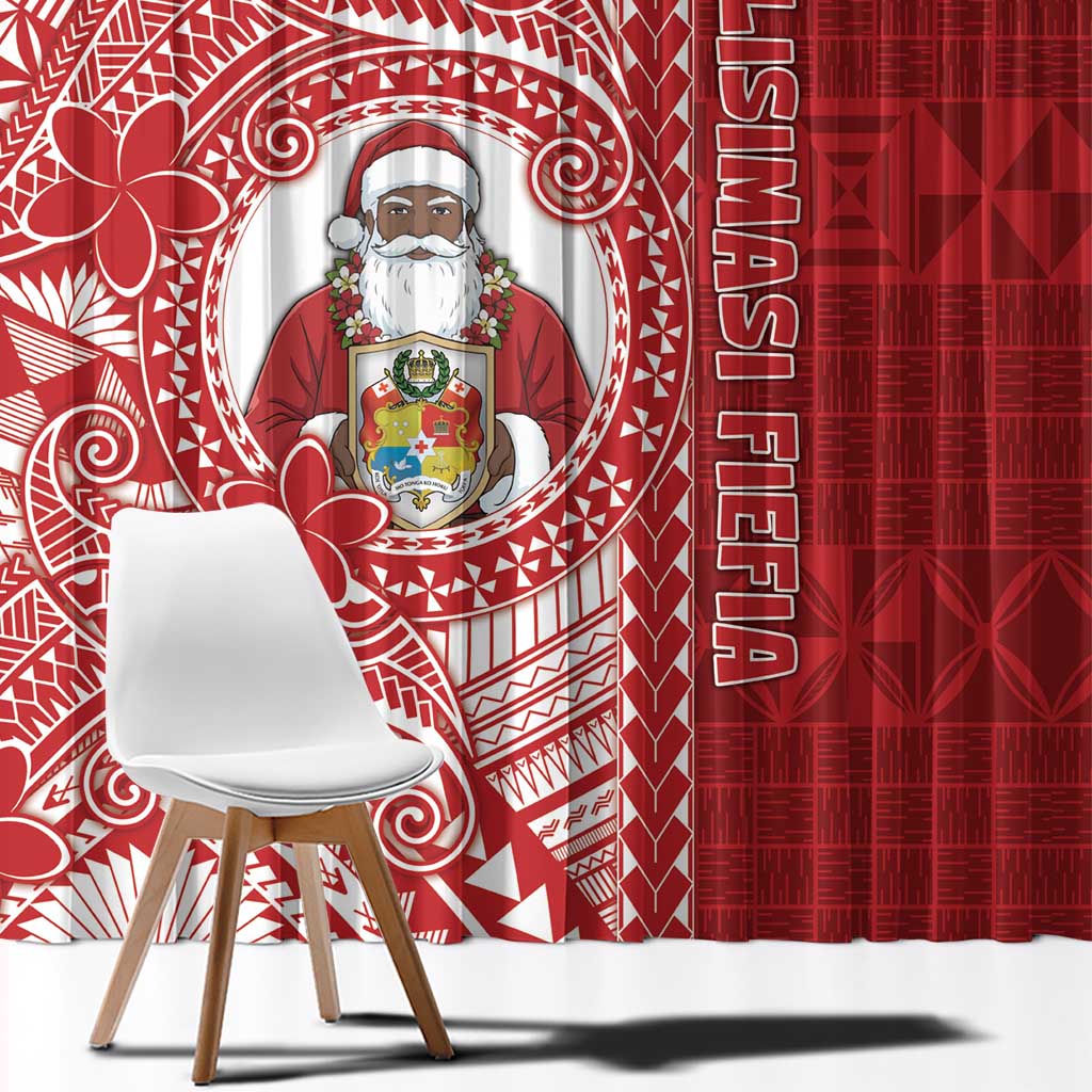 Tonga Christmas Window Curtain Kilisimasi Fiefia - Polynesian Pride