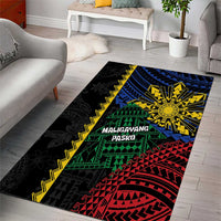 Philippines Christmas Area Rug Xmas Tree Filipino Tribal Patterns - Polynesian Pride