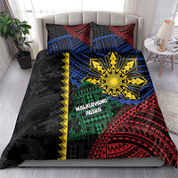 Philippines Christmas Bedding Set Xmas Tree Filipino Tribal Patterns - Polynesian Pride