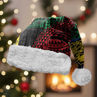Personalised Philippines Christmas Santa Hat Xmas Tree Filipino Tribal Patterns - Polynesian Pride