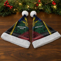 Personalised Philippines Christmas Santa Hat Xmas Tree Filipino Tribal Patterns - Polynesian Pride