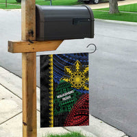 Philippines Christmas Garden Flag Xmas Tree Filipino Tribal Patterns - Polynesian Pride