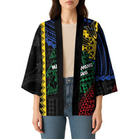 Personalised Philippines Christmas Kimono Xmas Tree Filipino Tribal Patterns - Polynesian Pride