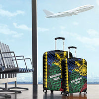 Philippines Christmas Luggage Cover Xmas Tree Filipino Tribal Patterns - Polynesian Pride