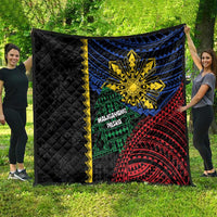 Philippines Christmas Quilt Xmas Tree Filipino Tribal Patterns - Polynesian Pride