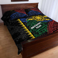 Philippines Christmas Quilt Bed Set Xmas Tree Filipino Tribal Patterns - Polynesian Pride