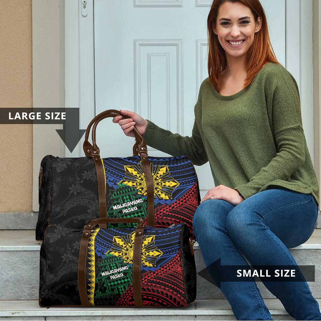 Philippines Christmas Travel Bag Xmas Tree Filipino Tribal Patterns - Polynesian Pride