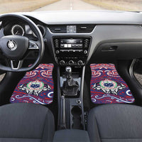 Personalised Samoa Gym Car Mats Muscle Samoan Tribal Waves - Polynesian Pride