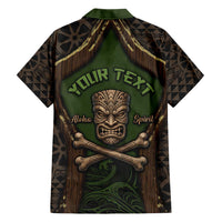 Personalised Hawaii Tiki Pirates Family Matching Mermaid Dress and Hawaiian Shirt Kakau Pattern Polynesian Style DT05 - Polynesian Pride