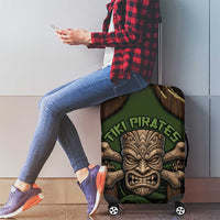 Hawaii Tiki Pirates Luggage Cover Kakau Pattern Polynesian Style