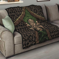 Hawaii Tiki Pirates Quilt Kakau Pattern Polynesian Style