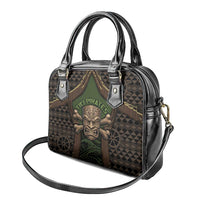 Hawaii Tiki Pirates Shoulder Handbag Kakau Pattern Polynesian Style