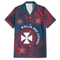 Personalised Wallis And Futuna Hawaiian Shirt Hibiscus Polynesian Tribal Pattern