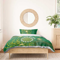 Cook Islands Bedding Set Hibiscus Polynesian Tribal Pattern