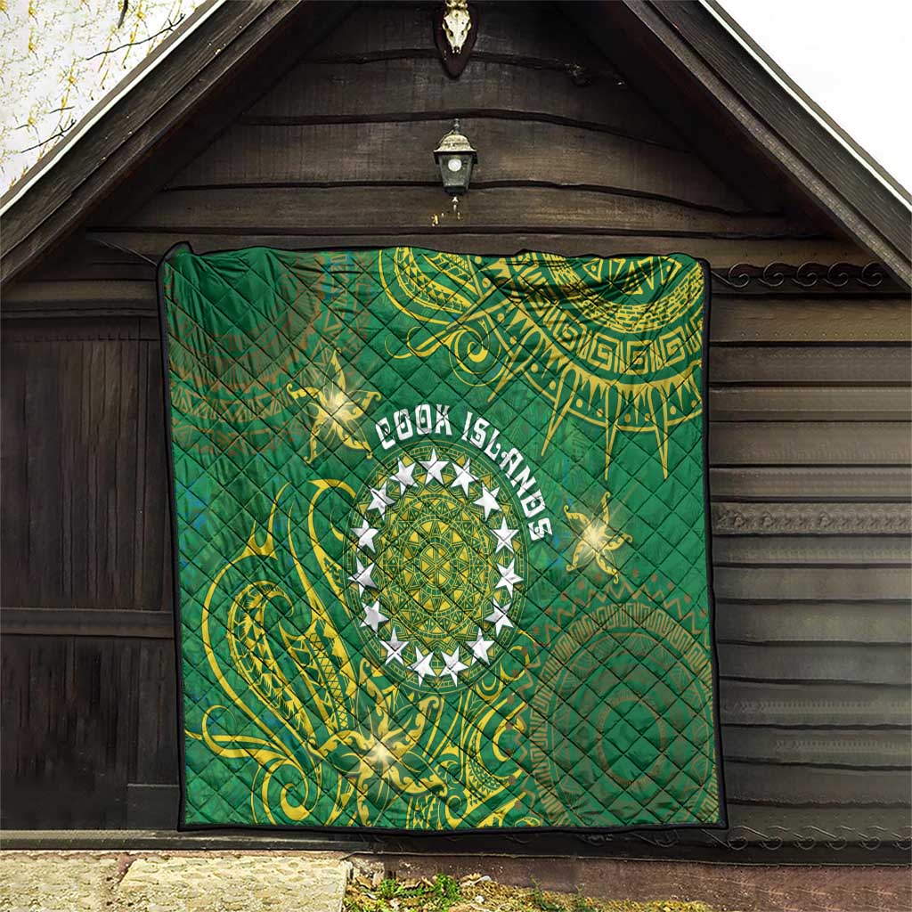 Cook Islands Quilt Hibiscus Polynesian Tribal Pattern