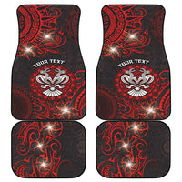 Easter Island Car Mats Hibiscus Polynesian Tribal Pattern