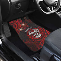 Easter Island Car Mats Hibiscus Polynesian Tribal Pattern