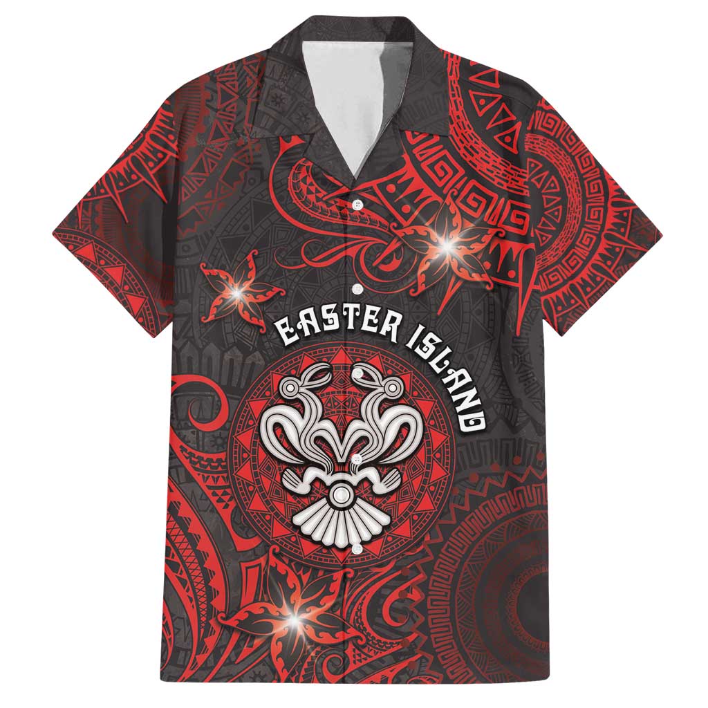 Personalised Easter Island Family Matching Puletasi and Hawaiian Shirt Hibiscus Polynesian Tribal Pattern