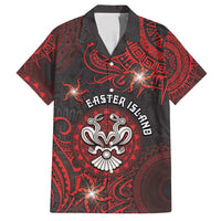 Personalised Easter Island Family Matching Puletasi and Hawaiian Shirt Hibiscus Polynesian Tribal Pattern