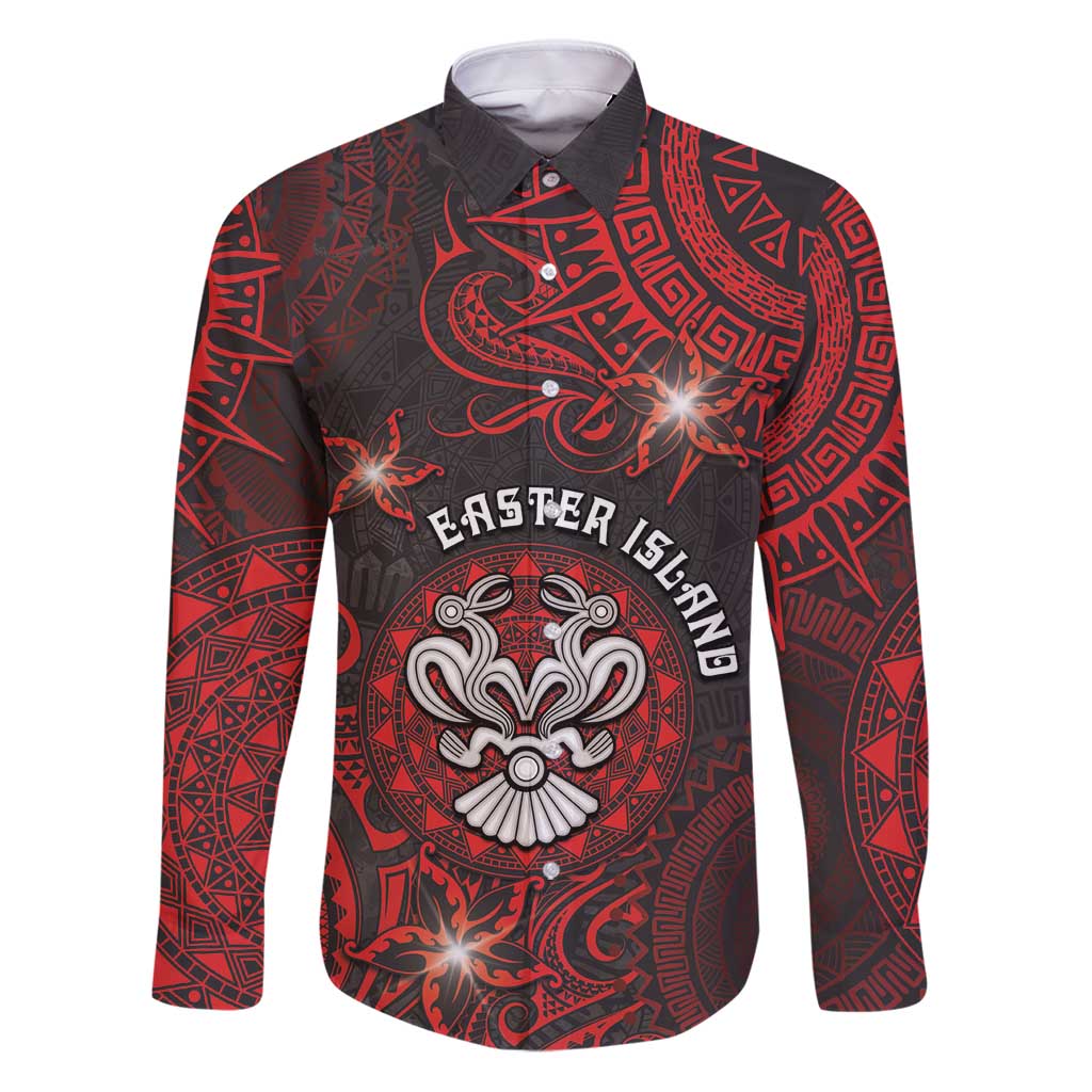 Personalised Easter Island Family Matching Puletasi and Hawaiian Shirt Hibiscus Polynesian Tribal Pattern