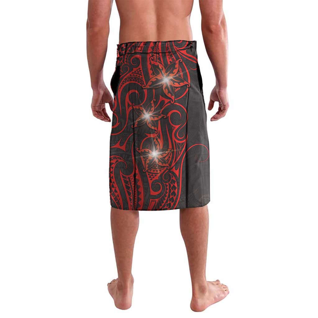 Personalised Easter Island Lavalava Hibiscus Polynesian Tribal Pattern