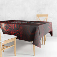 Easter Island Tablecloth Hibiscus Polynesian Tribal Pattern