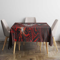 Easter Island Tablecloth Hibiscus Polynesian Tribal Pattern