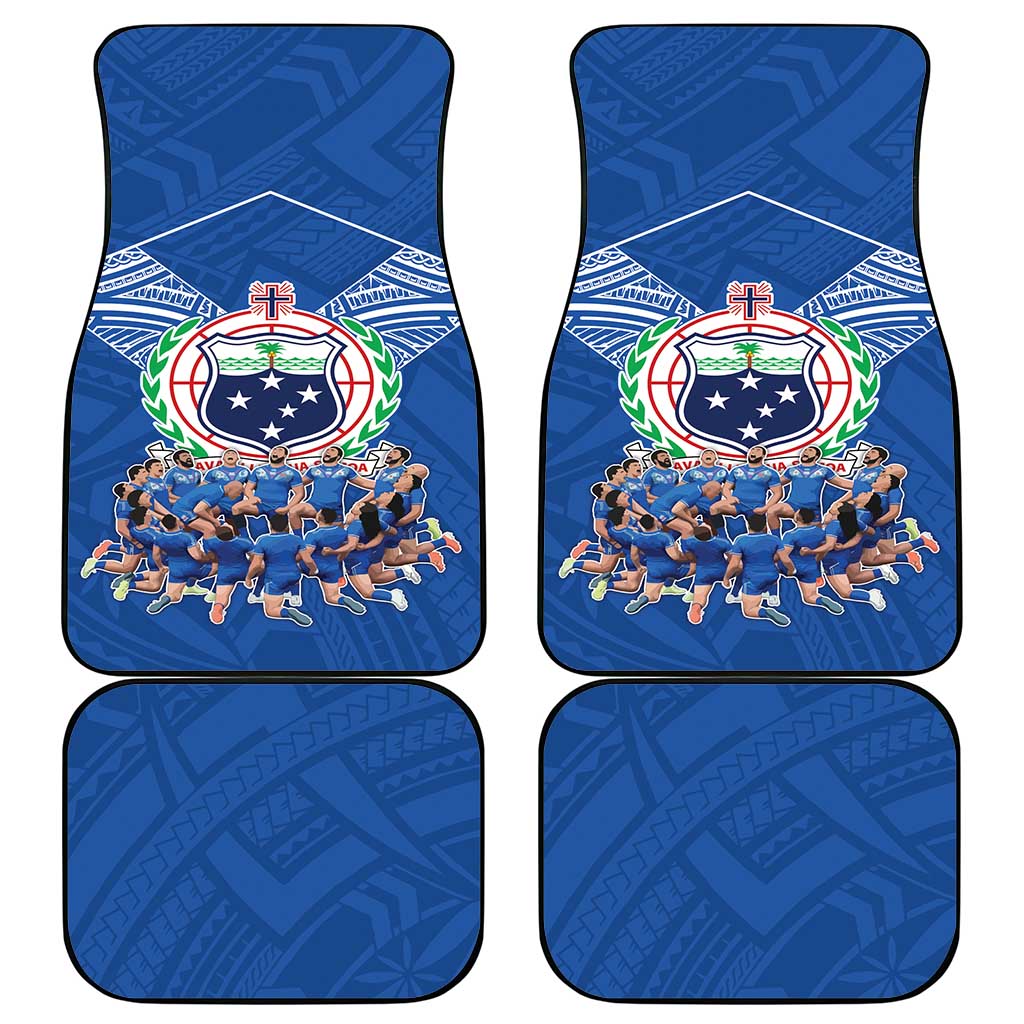 Toa Samoa Car Mats Samoan Warrior Spirit Rugby - Polynesian Pride
